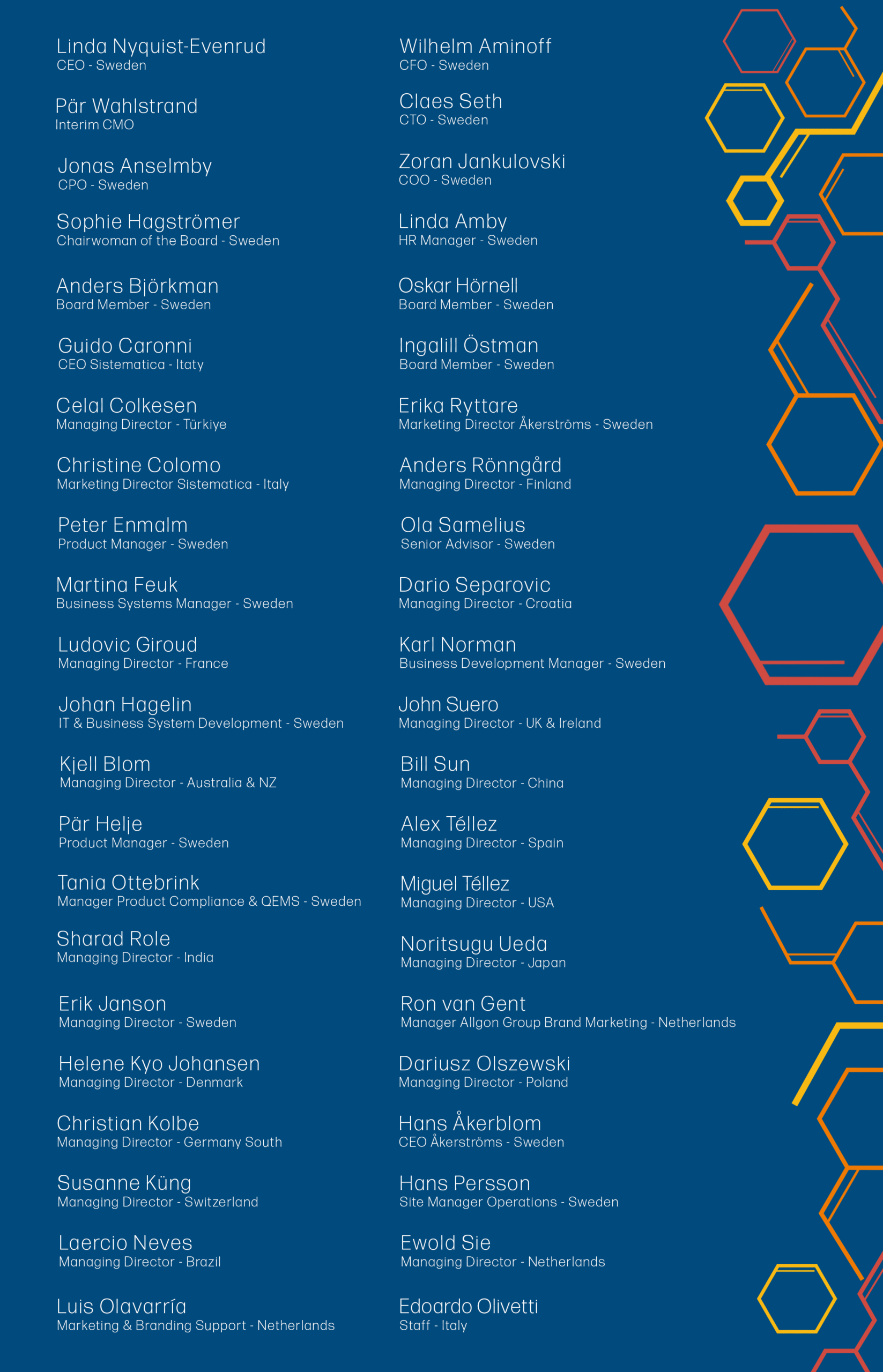 Allgon leadership overview